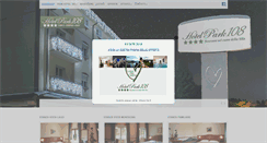 Desktop Screenshot of hotelpark108.it