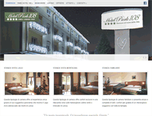 Tablet Screenshot of hotelpark108.it